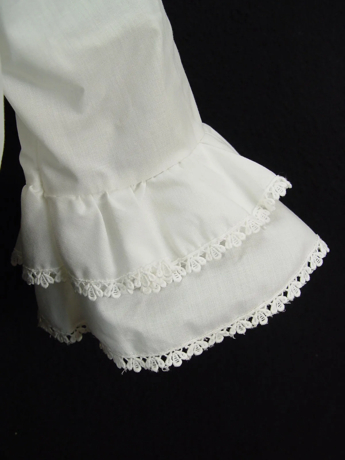 Gr.42 Dirndlbluse Bluse für Dirndl  mit Stehkragen  Trachtenbluse B4512