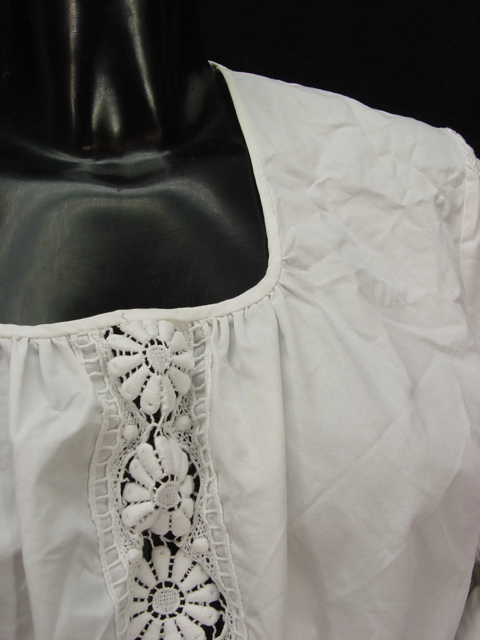 Gr.44 Dirndlbluse Bluse für Dirndl Trachtenbluse B7459
