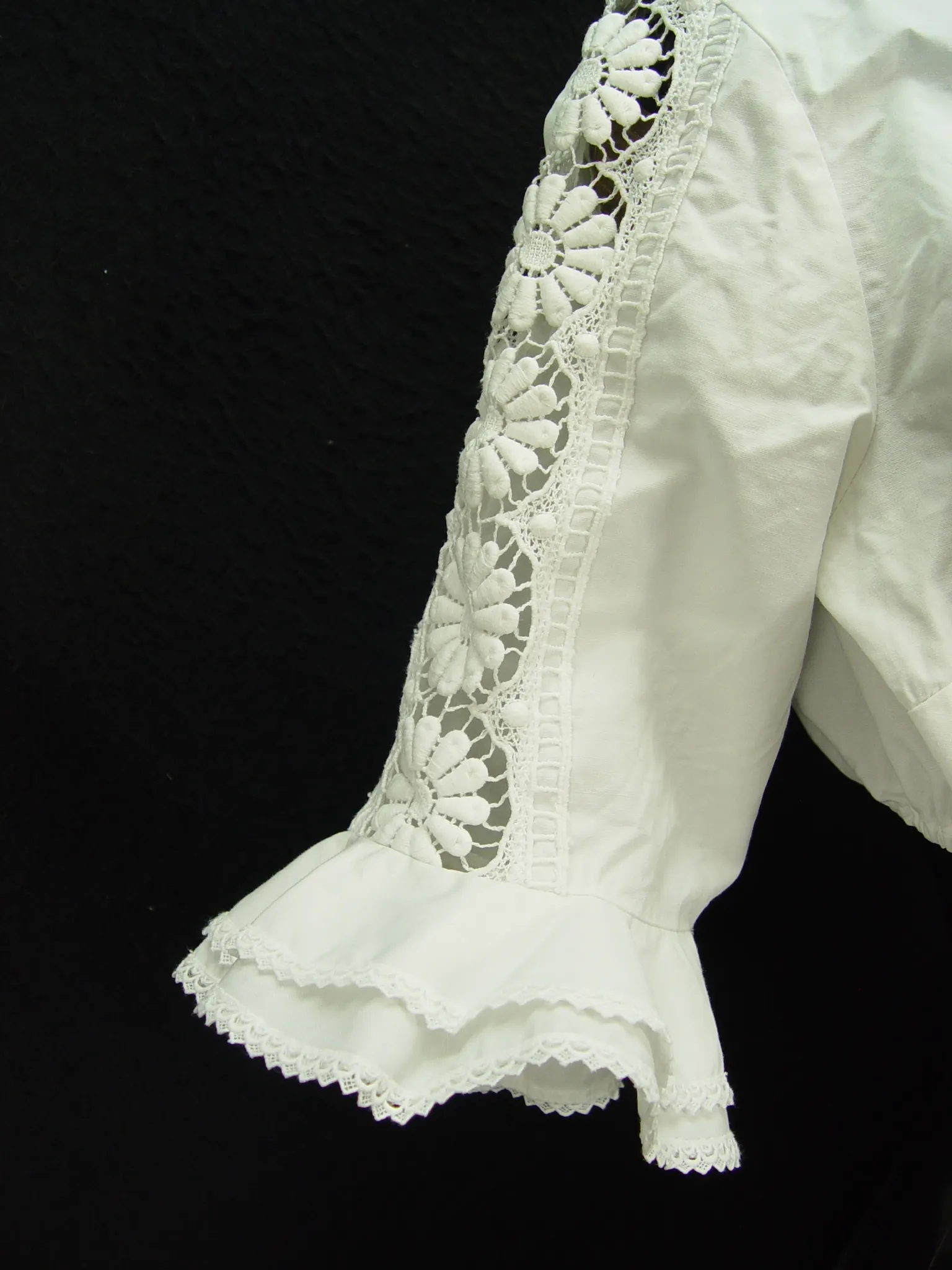 Gr.44 Dirndlbluse Bluse für Dirndl Trachtenbluse B7459